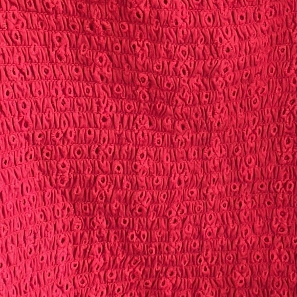 Loft smocked bodice eyelet top size XXL - Picture 4 of 9